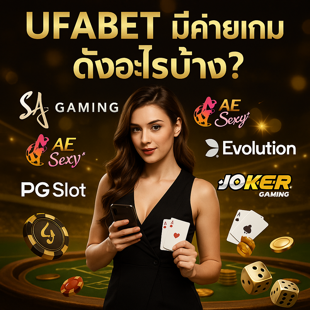 UFABET มีค่ายเกมดังอะไรบ้าง